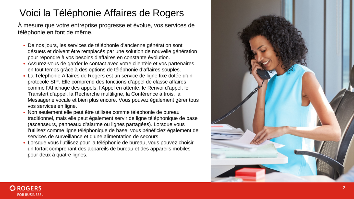 Téléphonie d’affaire