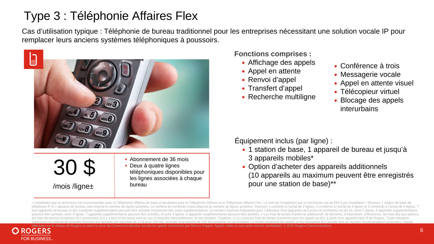 Téléphonie d’affaire